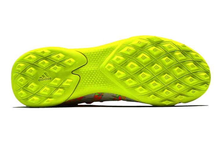 (GS) adidas X Predator Freak.3 TF Turf Soccer Shoes 'Grey Red Yellow' GZ7095
