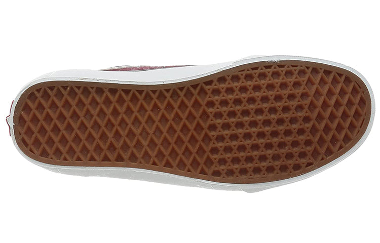 Vans Ward Deluxe Casual Skateboarding Shoes Red Green VN0A3WLH9B9