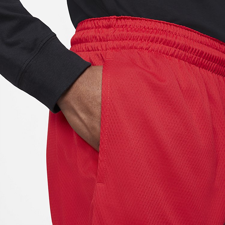Nike Dri-fit Basketball Shorts 'Black University Red' CV1912-657