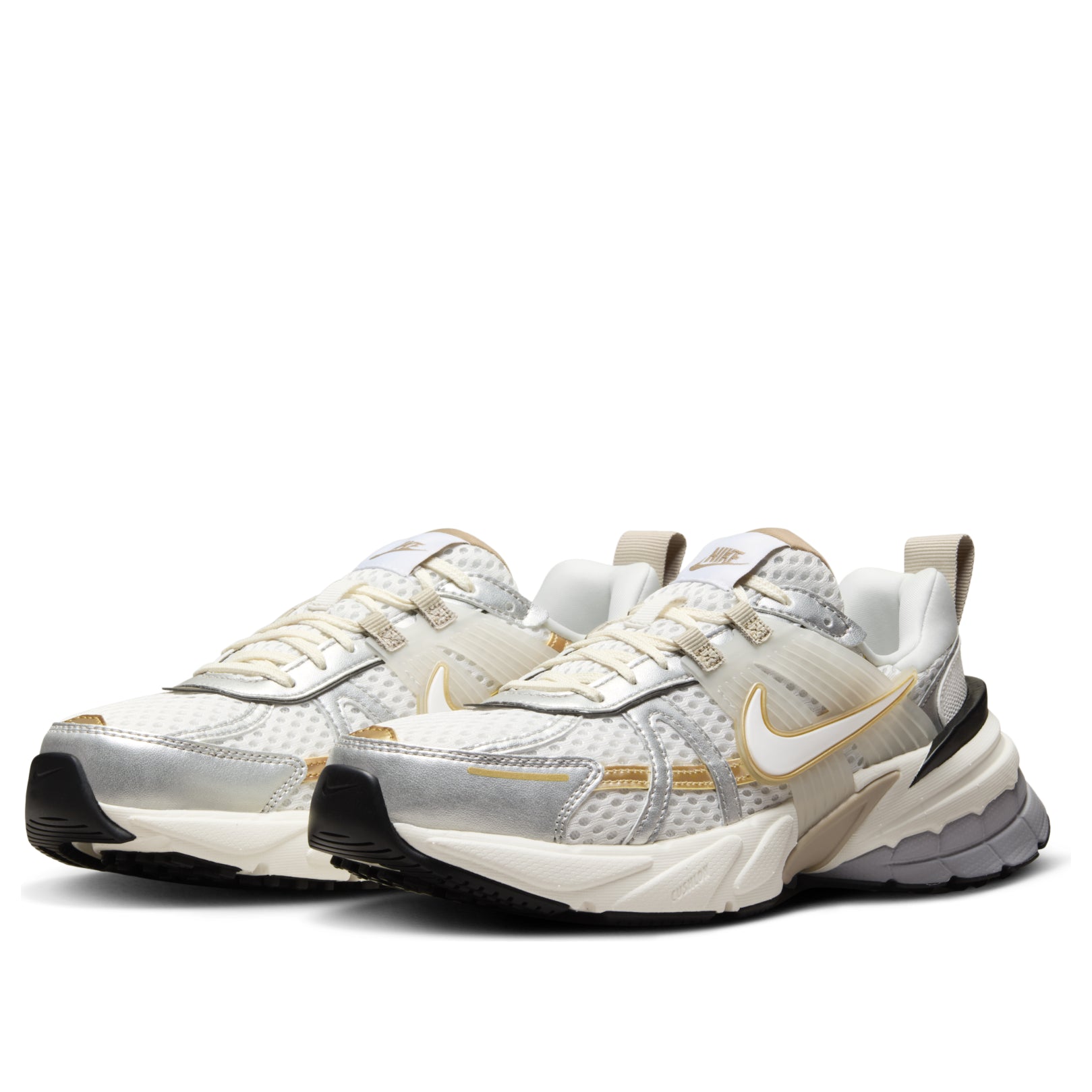 (WMNS) Nike V2K Run 'Khaki Metallic Silver' HJ7245-100