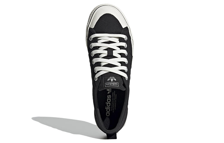 (WMNS) adidas Nizza Low 'Black White' GX2433