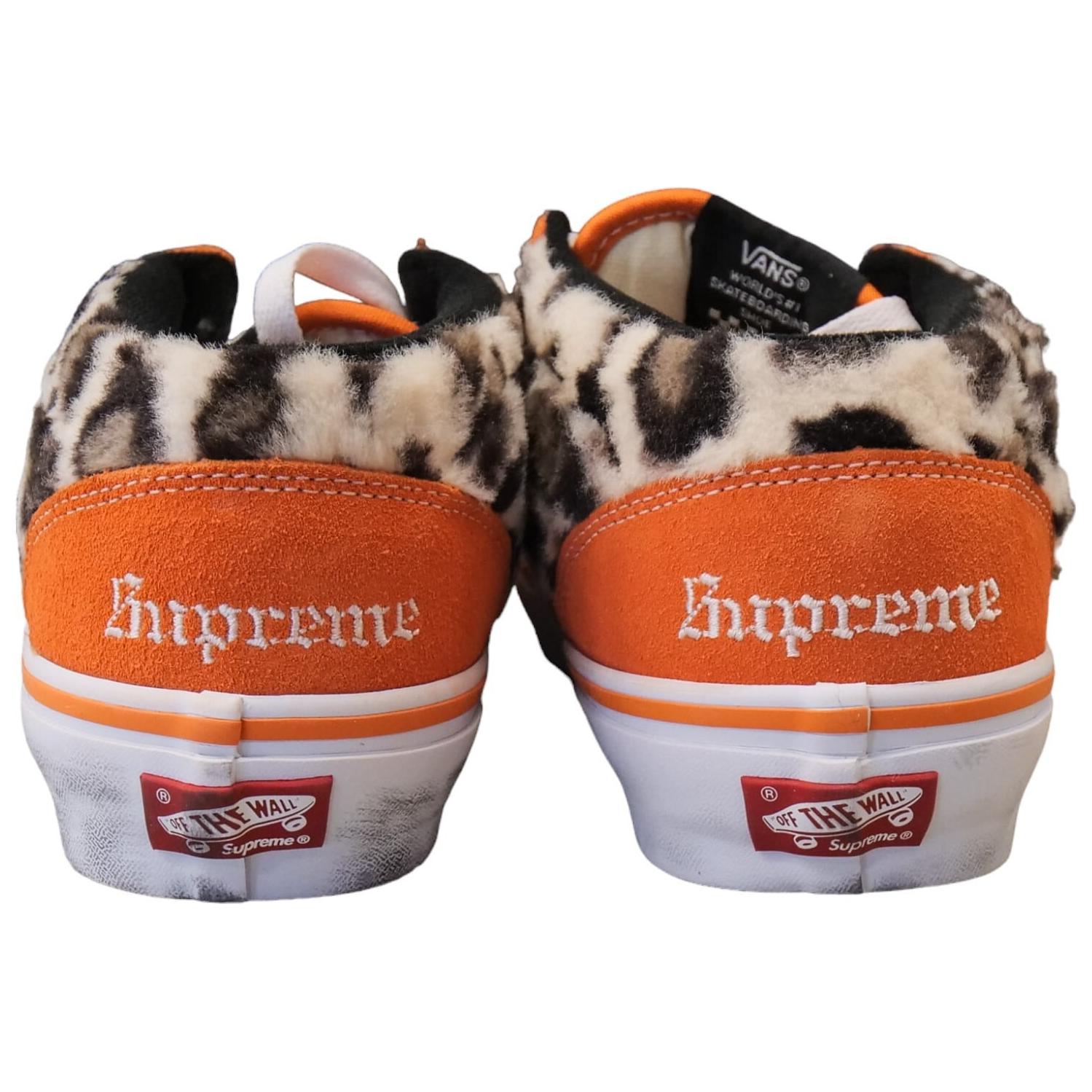 Vans Half Cab x Supreme 'Leopard Orange' VN0A5KYAORA