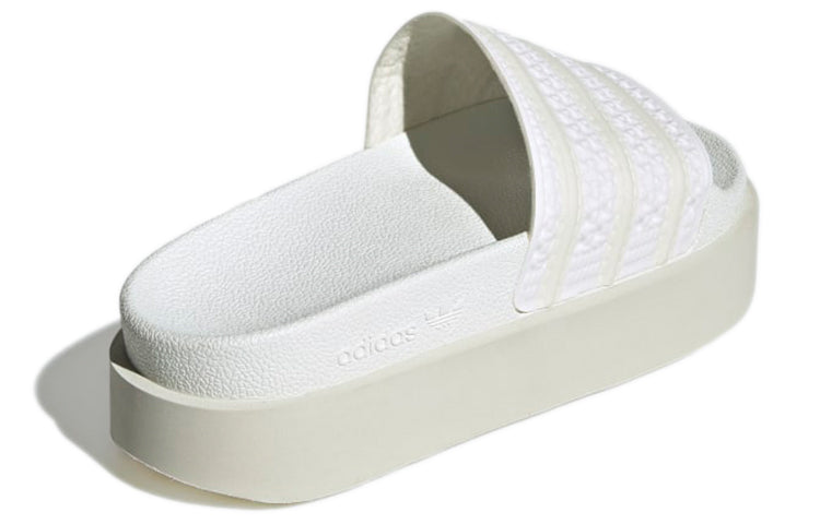 (WMNS)adidas Adilette Bonega Slides 'Triple White' GY0886