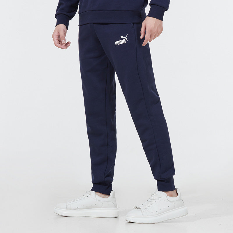 PUMA Ess Logo Pants Fl Cl Pants 'Navy' 846385-06
