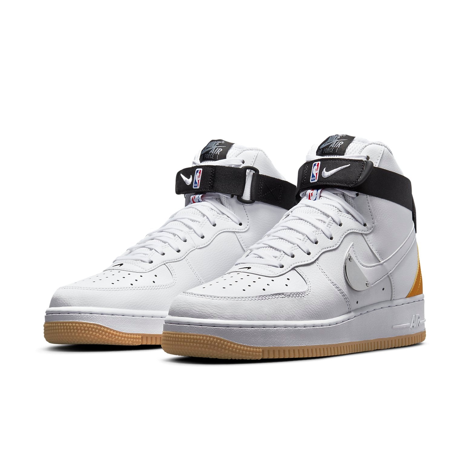 Nike x NBA Air Force 1 High '07 LV8 'White University Gold' CT2306-101