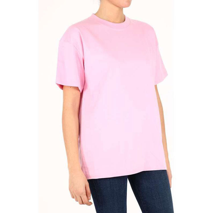 Balenciaga Alphabet Logo Printing Loose Short Sleeve 'Pink' 612965TIVG55700