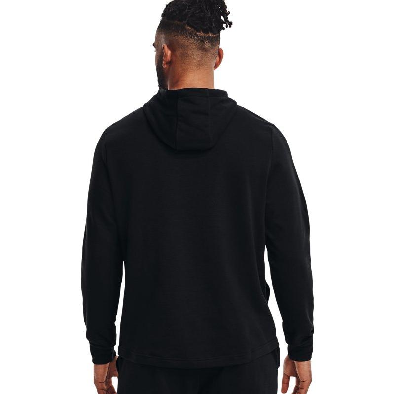 Under Armour Rival Terry Pullover Hoodie 'Black Grey' 1369470-001