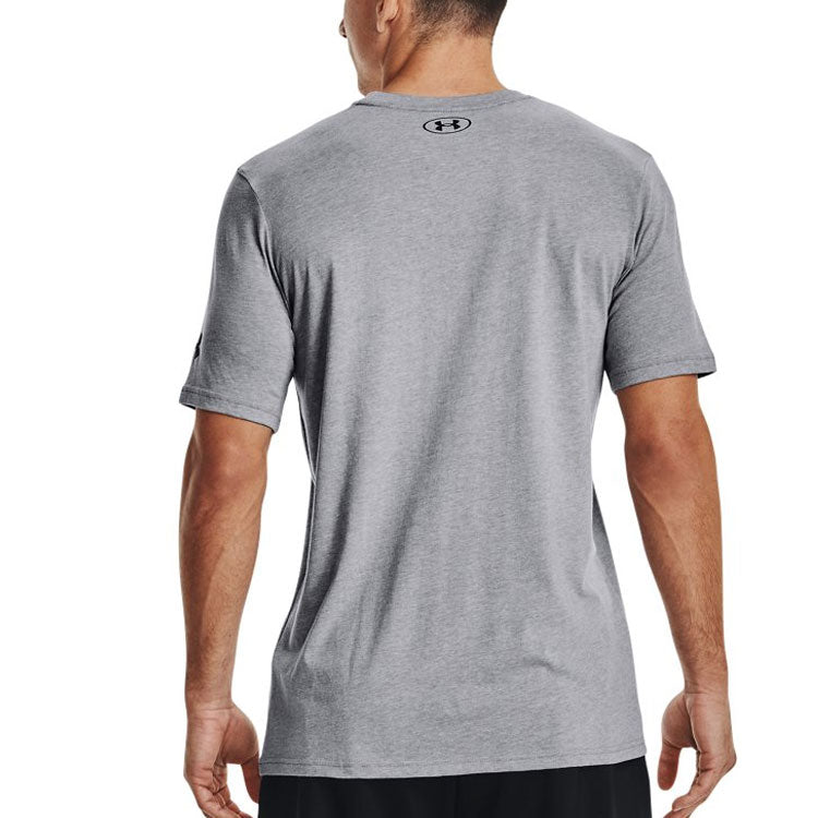 Under Armour Project Rock Brahma Bull Short Sleeve T-shirt 'Grey Black' 1371214-035