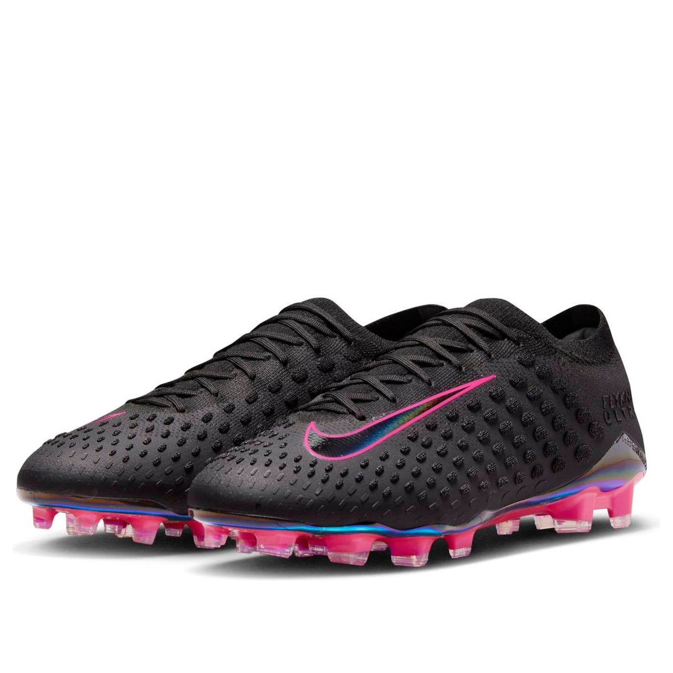 Nike Phantom Ultra Venom FG 'Black Pink Blast' DV6244-006