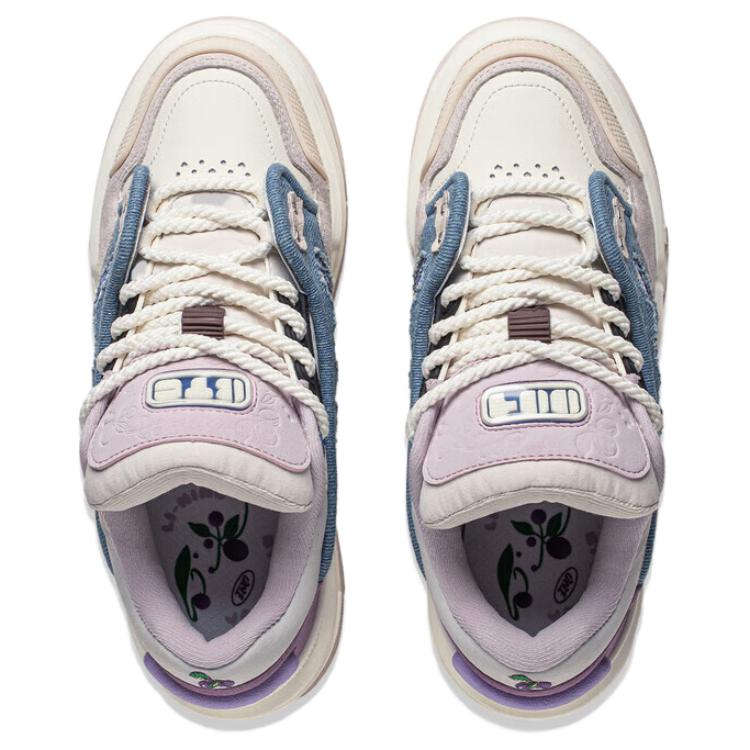 (WMNS) Li-Ning 001 BTC Mega 'White Blue Purple' AGCU004-3