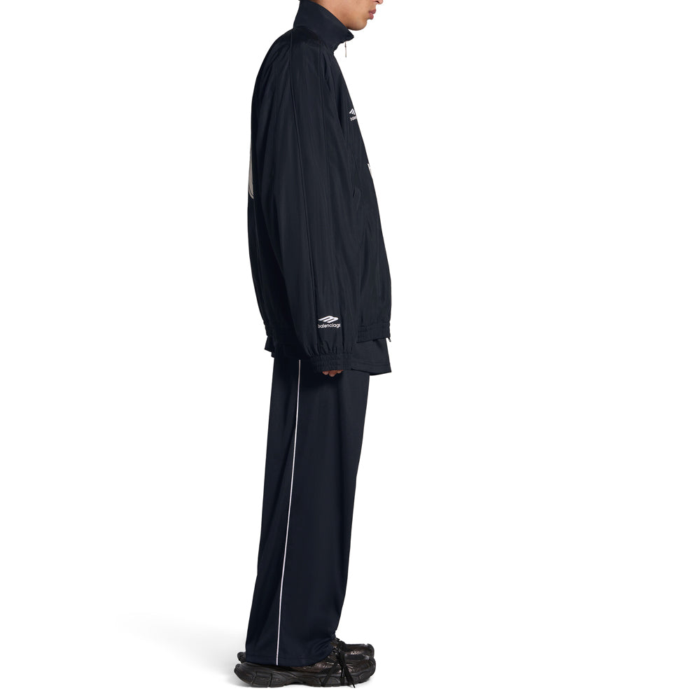 Balenciaga Paris Soccer Tracksuit Jacket 'Black' 780884TPQ381000