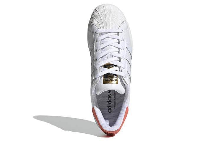 (WMNS) adidas originals Superstar - White/Pink FW8354