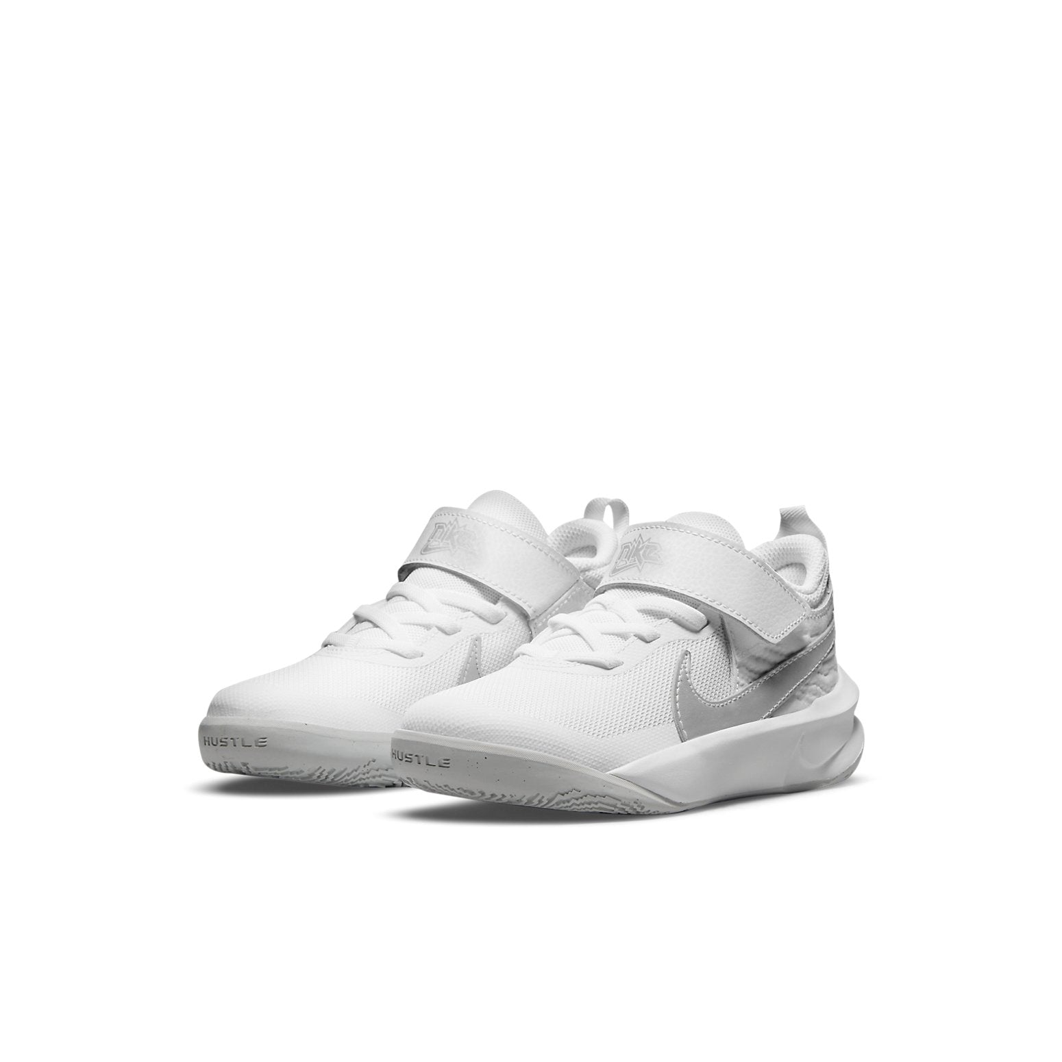 (PS) Nike Team Hustle D10 'White Metallic Silver' CW6736-100