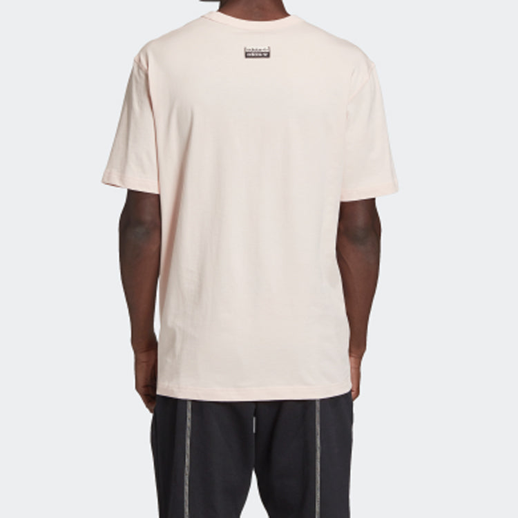 adidas originals Athleisure Casual Sports Short Sleeve Pink GD9285