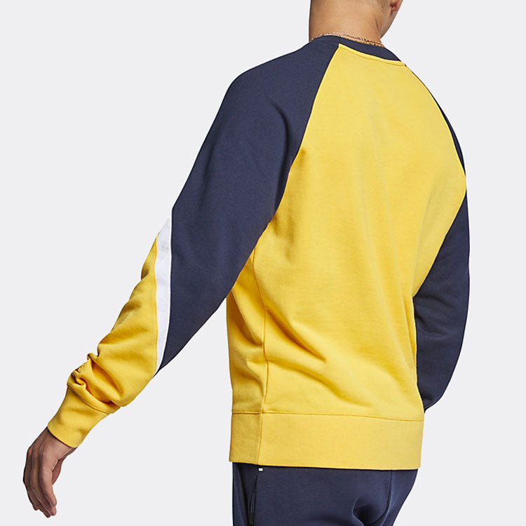 Nike Black Yellow Large Colorblock Casual Sports Yellow AR3089-728