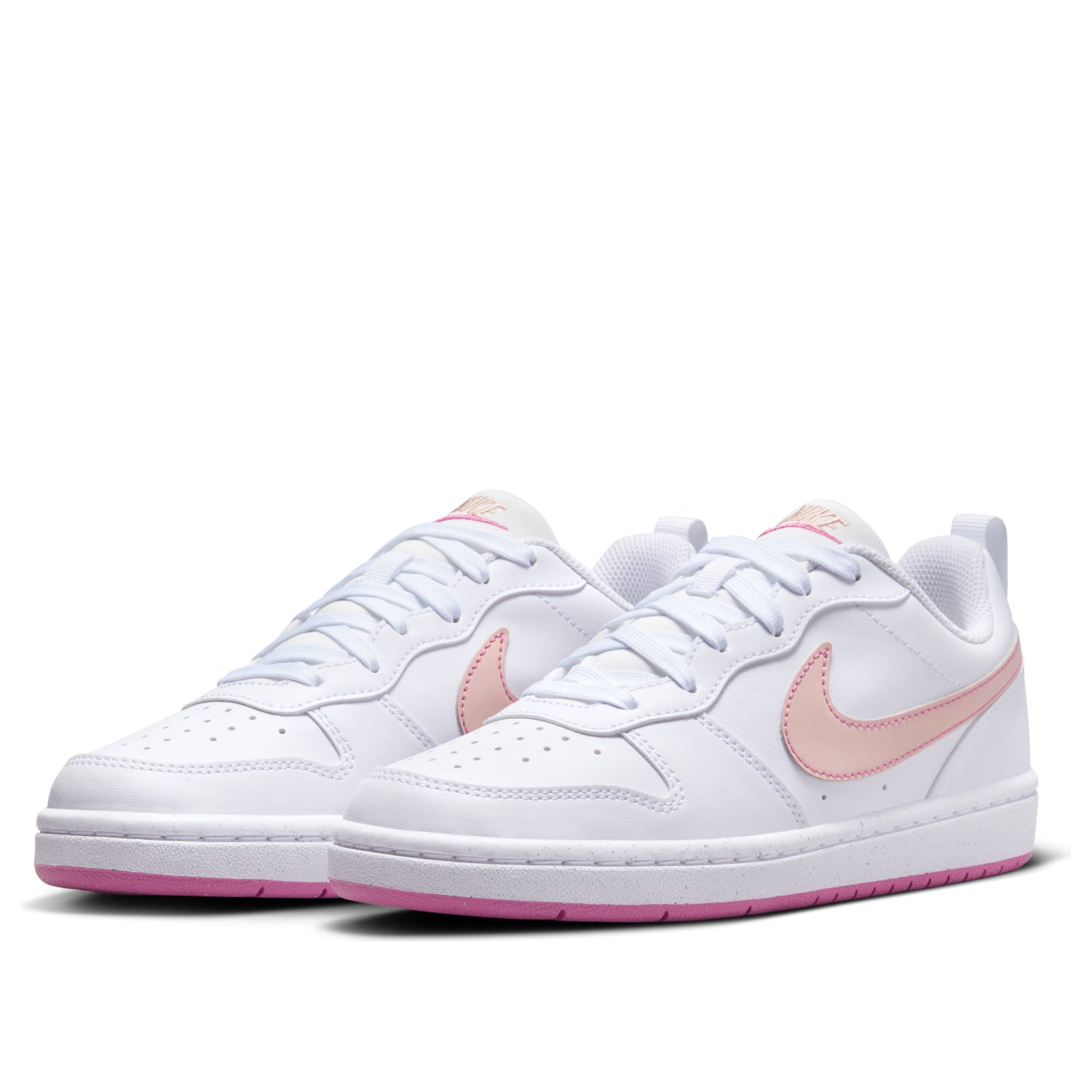 (GS) Nike Court Borough Low Recraft 'White Pinksicle' DV5456-111