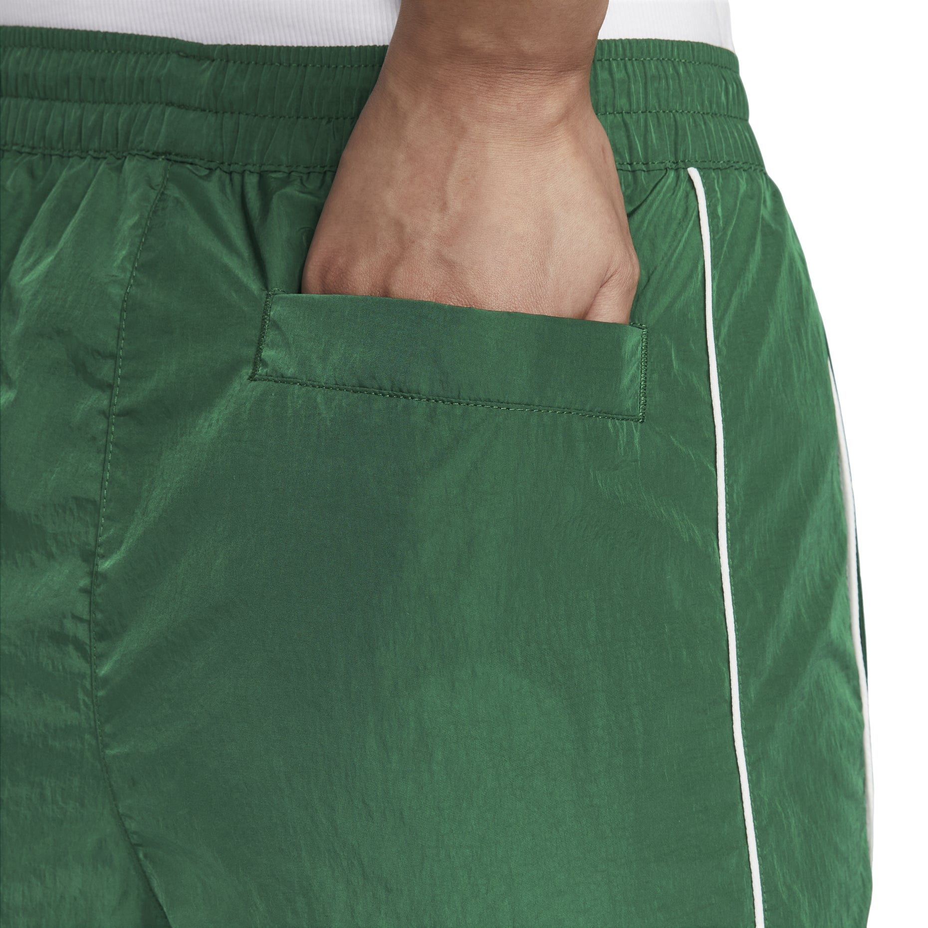 (WMNS) Nike Windrunner High-Waisted Woven Open-Hem Pants Asia Sizing 'Gorge Green' FV7656-300