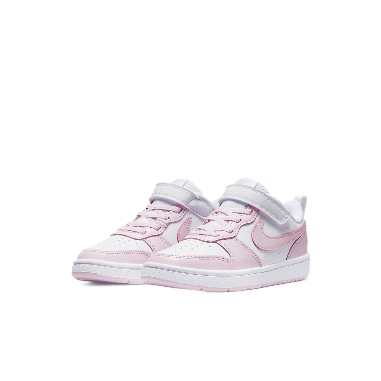 (PS) Nike Court Borough Low 2 'White Pink Foam' DQ0473-100