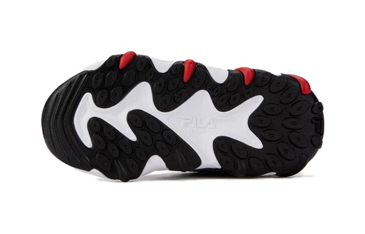 (PS) FILA Essential Casual Sneakers 'Grey Black Red' K14B342502FBC