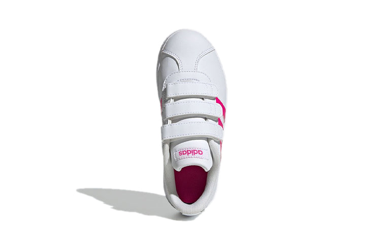 (PS) adidas VL Court 2.0 Cmf 'White Pink' EG3880