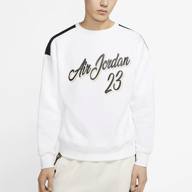 Air Jordan 23 Remastered Plush Pull-On Sweatshirt For Men White CT6283-100