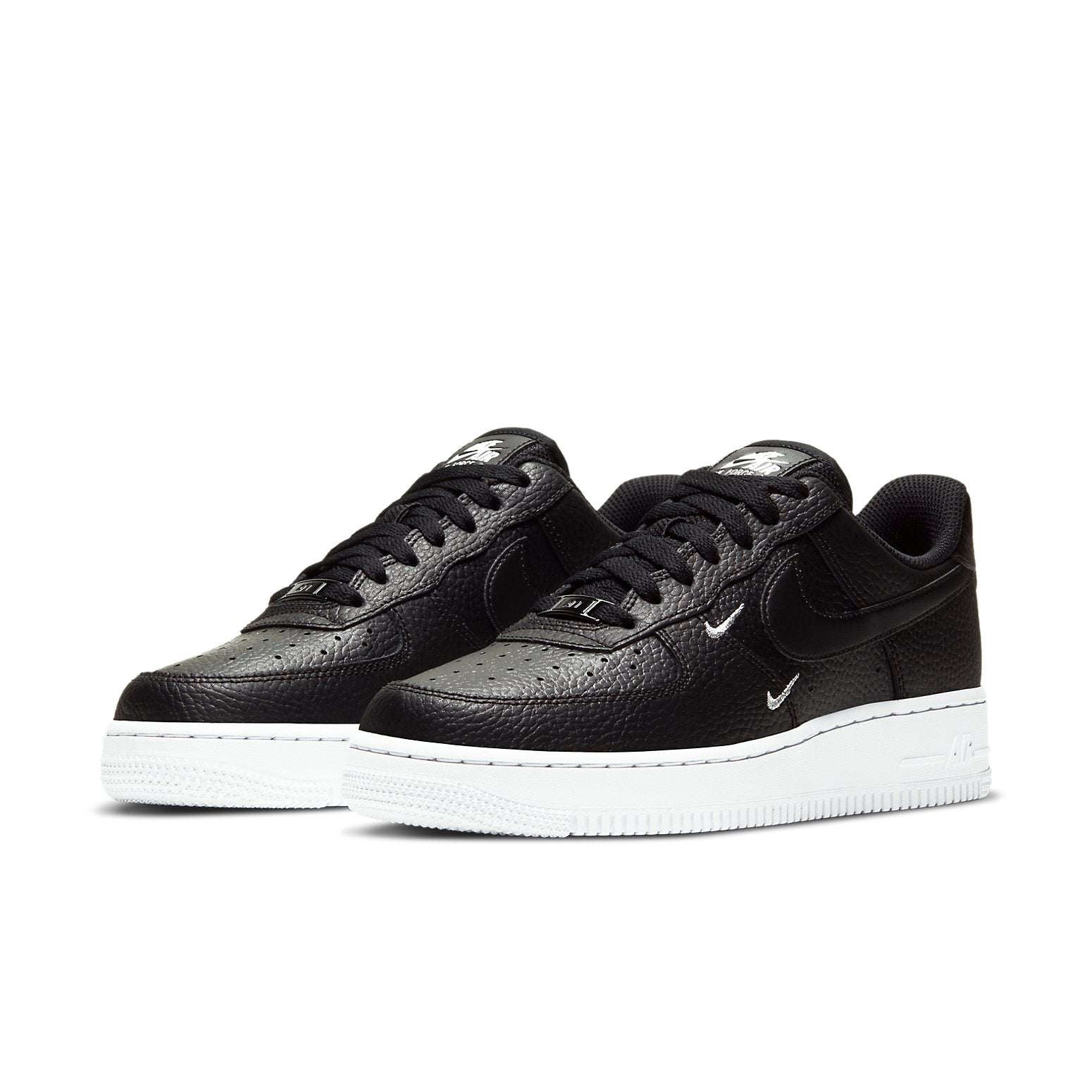 (WMNS) Nike Air Force 1 '07 Essential 'Tumble Leather - Black' CT1989-002