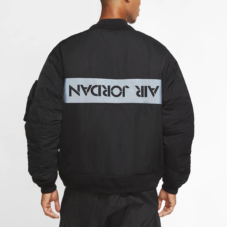 Air Jordan Ma-1 Flight Casual Sports Jacket Black CK6669-010