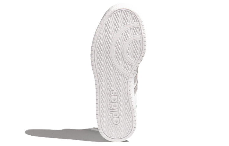 (WMNS) adidas Hoops 2.0 'White Grey Green' FW5856