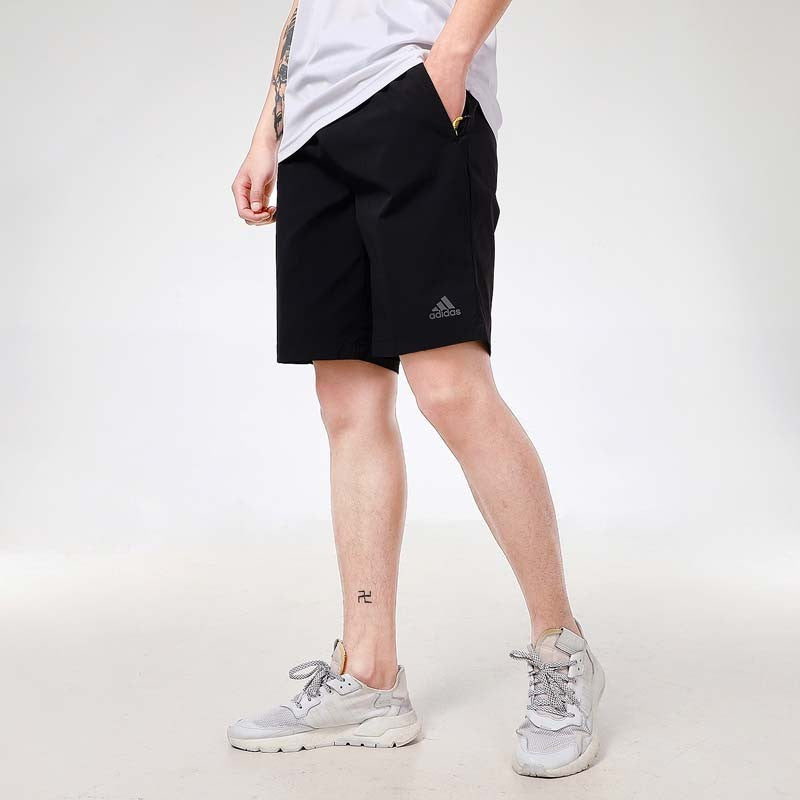 adidas Stretch Shorts Training Running Sports Black GN7324