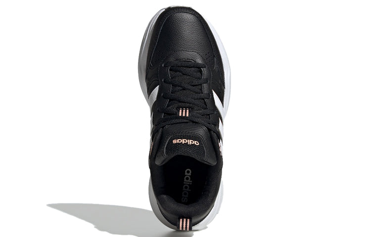 (WMNS) adidas neo Strutter 'Black White Pink' FV0427