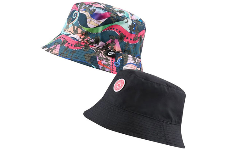 (WMNS) Nike NSW Bucket Hat 'Black multi-Color' CW5901-010