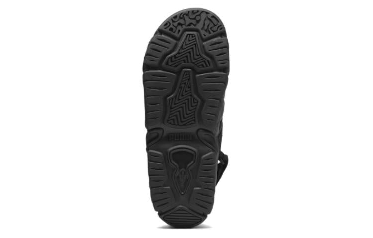 PUMA x PLEASURES TS-01 Quilt Sandals 'Black' 396202-01