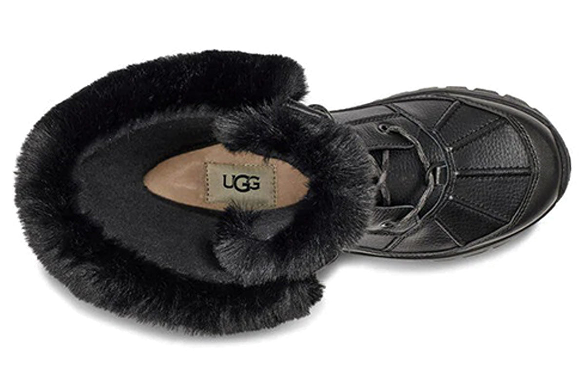 (WMNS) UGG Yose Tall Fluff Snow Boots Black 1112327-BLK