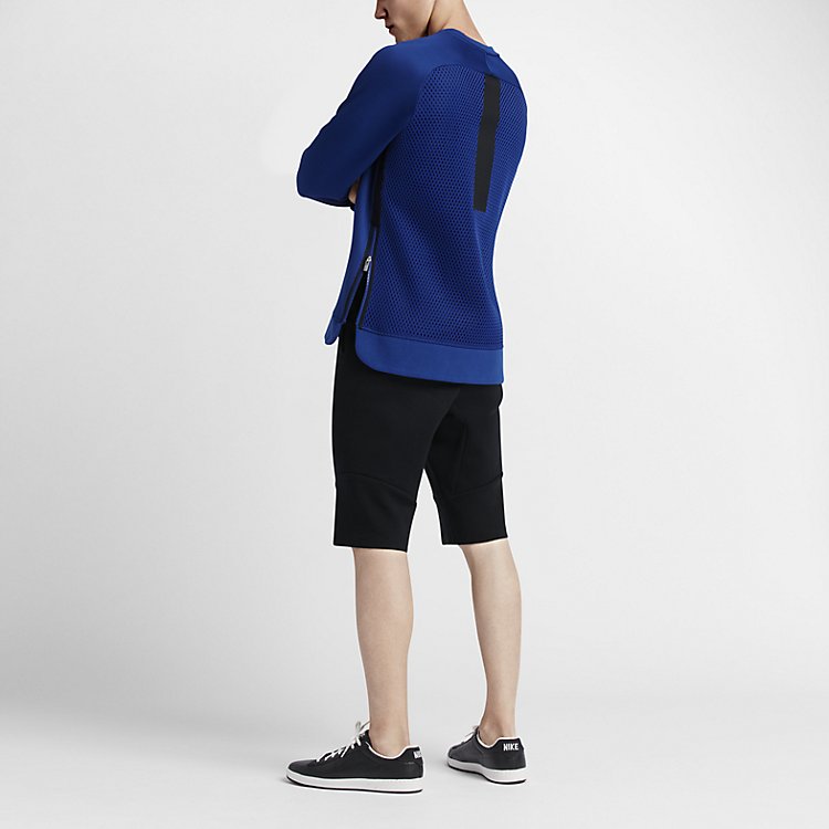 Nike Court Fleece Crew 'Deep Royal Metallic Silver' 744010-455