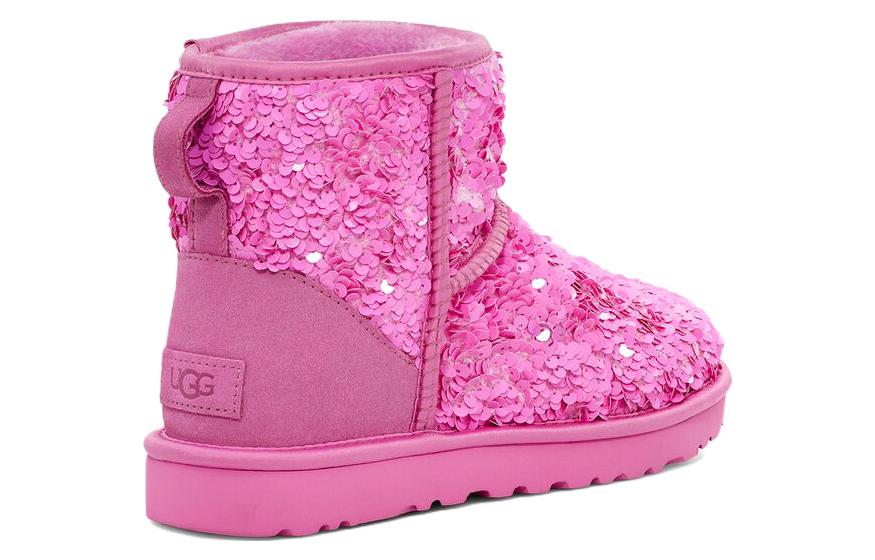 (WMNS) UGG Classic Mini Chunky Sequin Boot 'Pink' 1130602-ECH
