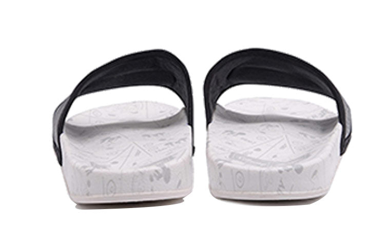 (WMNS) Disney x Li-Ning Mickey Non-Slip Slippers 'Black White' AGAQ004-7