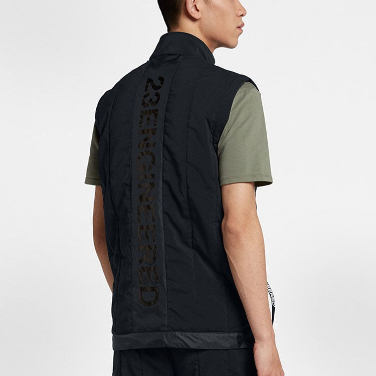 Air Jordan AS 23 ENGINEERED QUILTED VEST Casual Training Black AJ1057-010