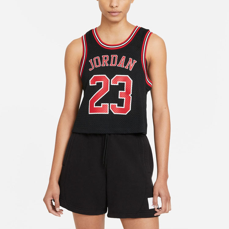 (WMNS) Air Jordan Essential Basketball Jersey Black DD0286-010