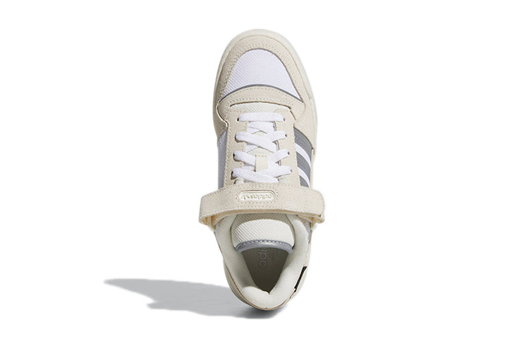 (GS) adidas originals Forum Low J 'Off White Silver Metallic' GY8299