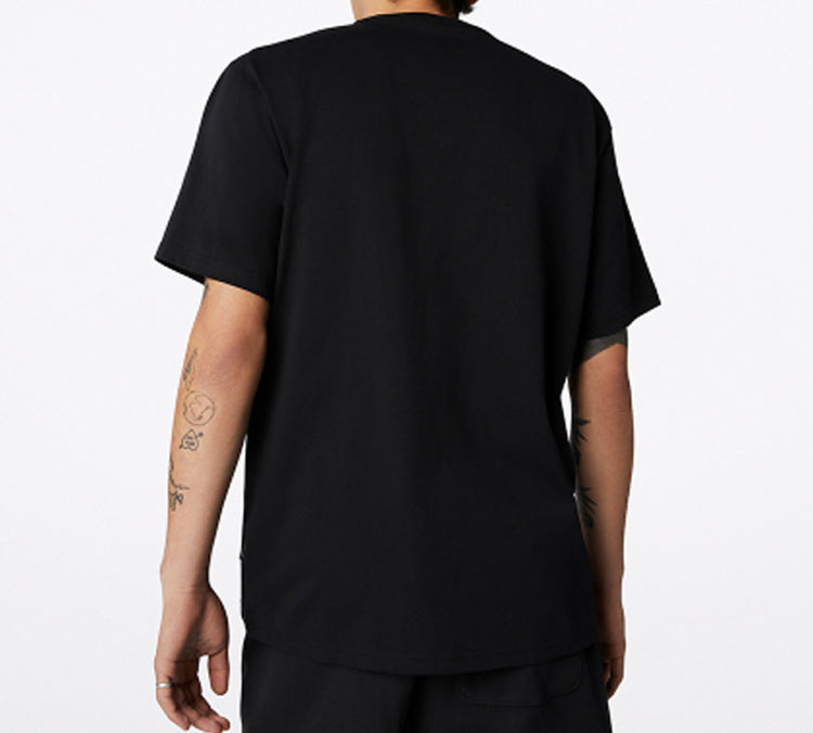 Men's Converse All Star Printing Sports Short Sleeve Black 10019895-001