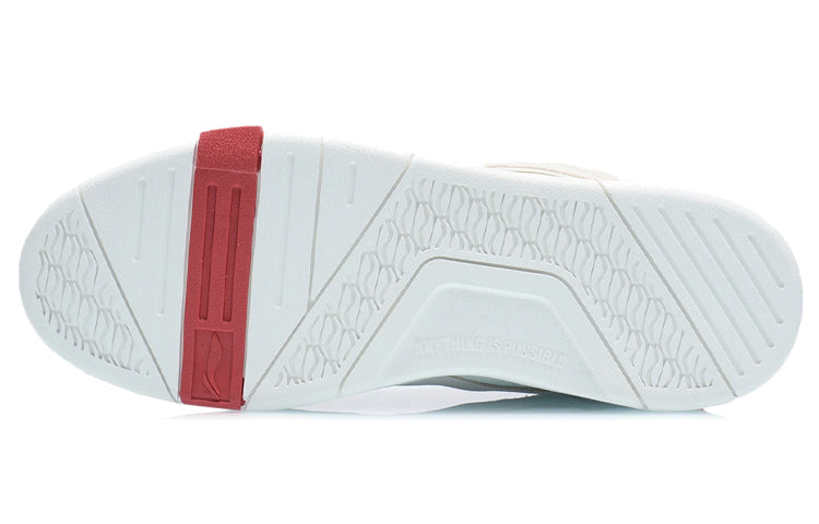 Li-Ning Superwave Mid 'White Red' AGCR233-1