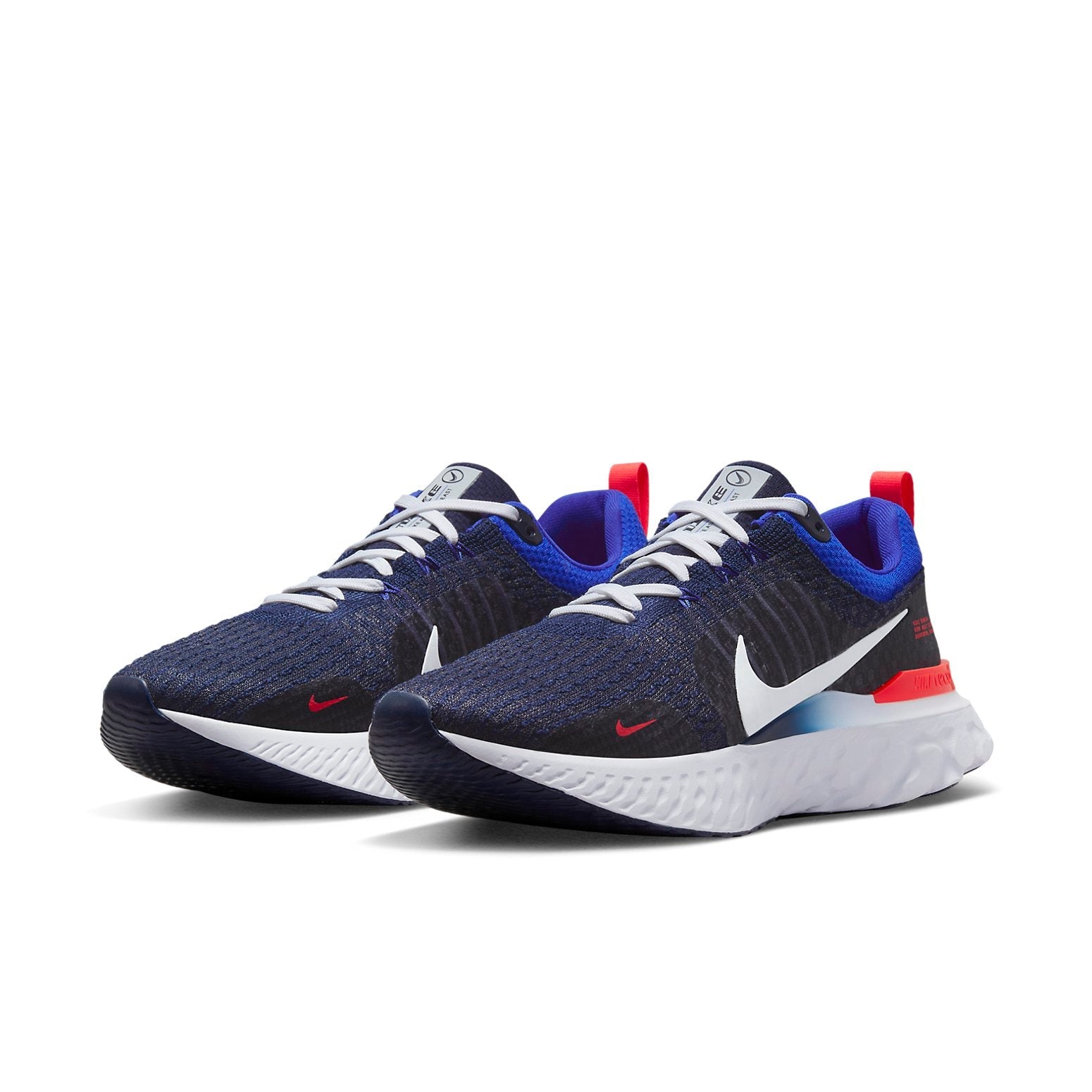 Nike React Infinity Run Flyknit 3 'College Navy Bright Crimson' FD0364-419