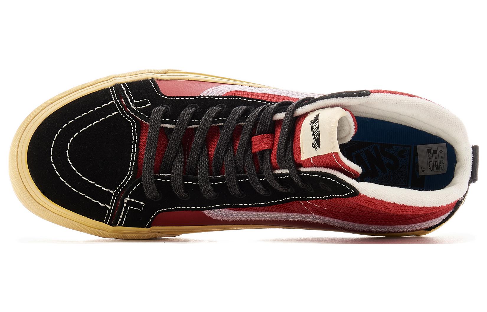 Vans SK8-HI Notchback Split VR3 LX 'Vintage Sport - Black Red' VN0A5FBH458