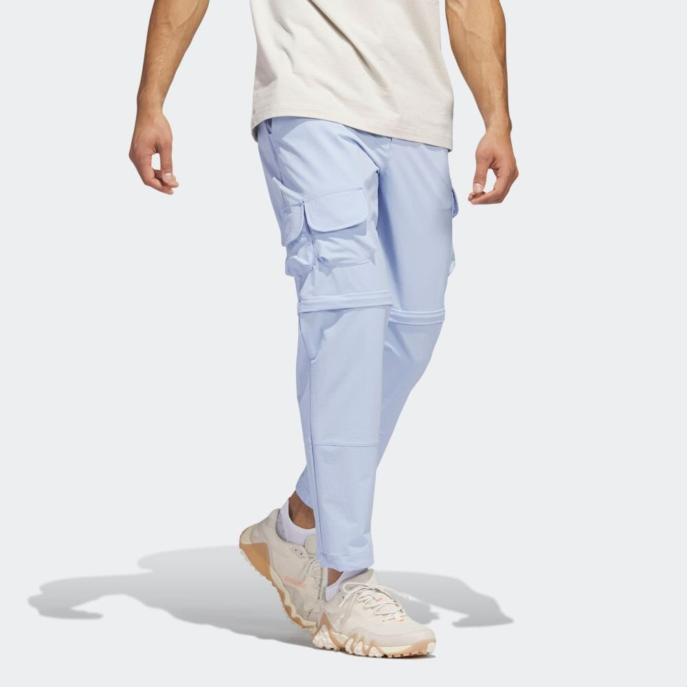 adidas Solid Color Detachable Sports Straight Casual Pants/Trousers Men's Blue  HS5615
