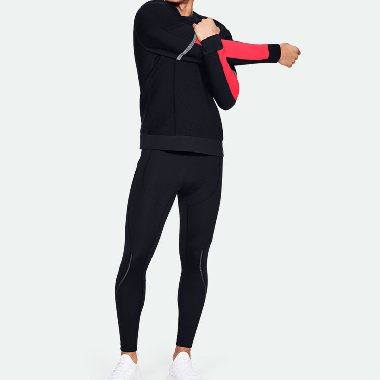 Under Armour IntelliKnit Phantom Sports Sweatshirt 'Black Red' 1344419-002