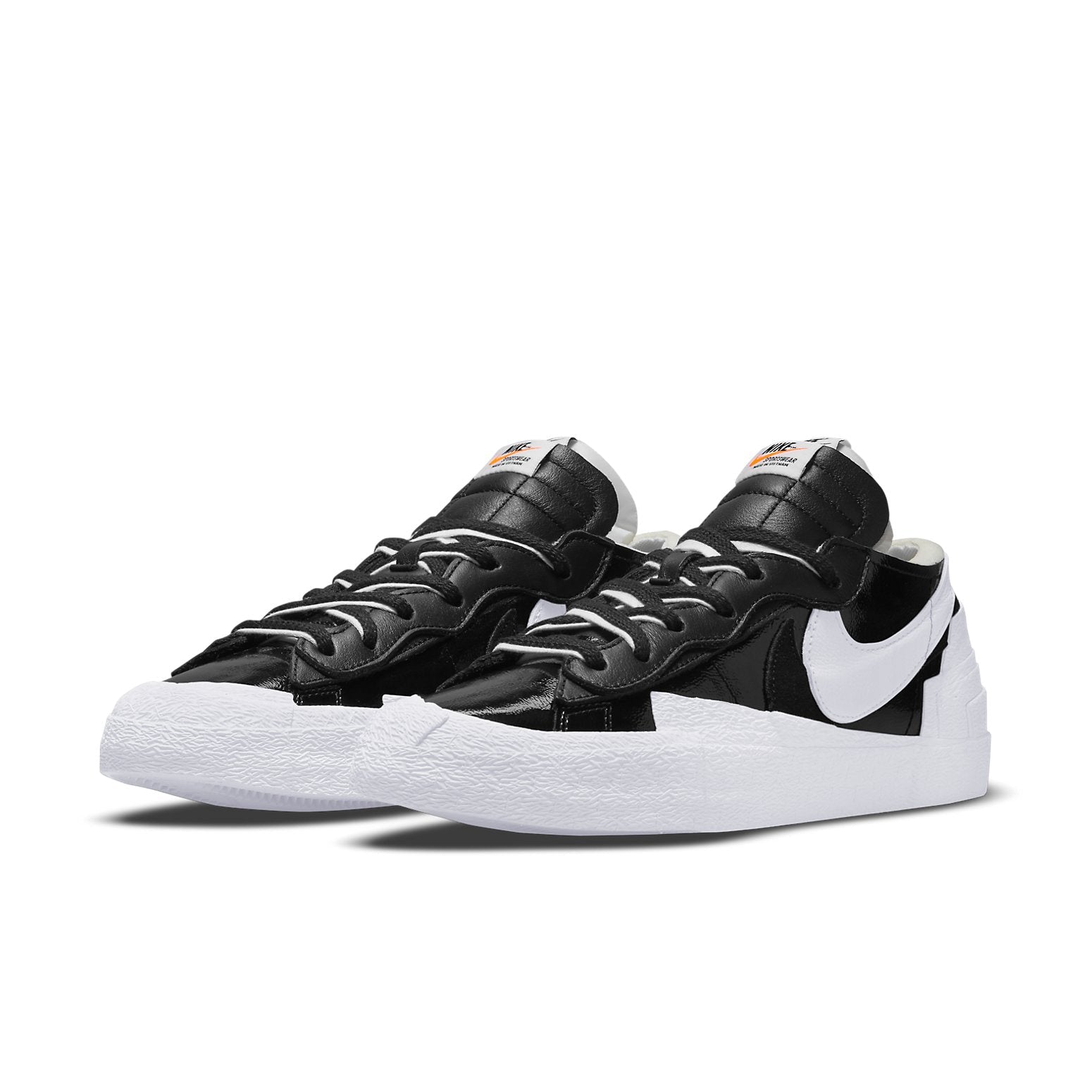 Nike x sacai Blazer Low 'Black Patent' DM6443-001