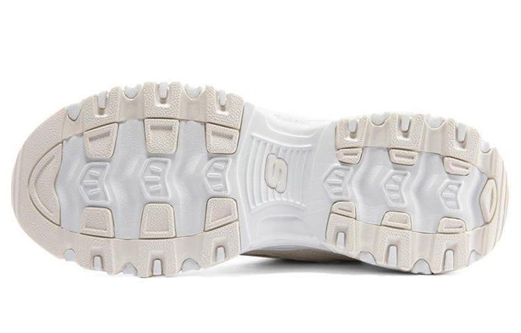 (WMNS) Skechers D'Lites 1.0 'White' 896155-OFWT