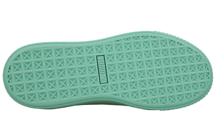 (WMNS) PUMA Basket Platform Reset 'Peppermint Green' 363313-03