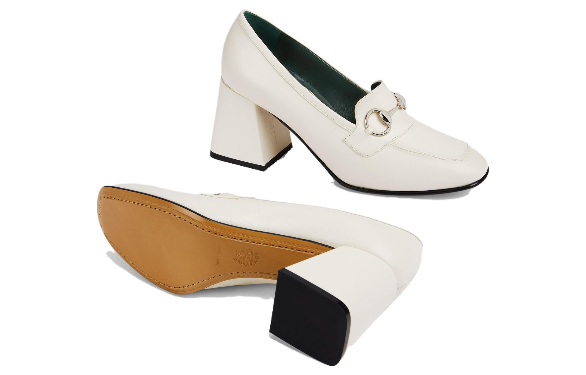 (WMNS) Gucci Horsebit Pump 'Off White Leather' 757753-AACE8-9022
