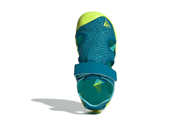 (GS) adidas Captain Toey K Green Yellow Sandals 'Green Yellow' FY9892